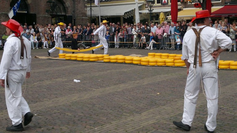 Mercato del formaggio Alkmaar - big